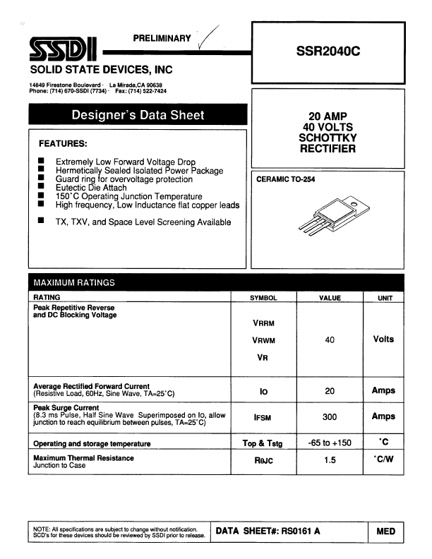 SSR2040C