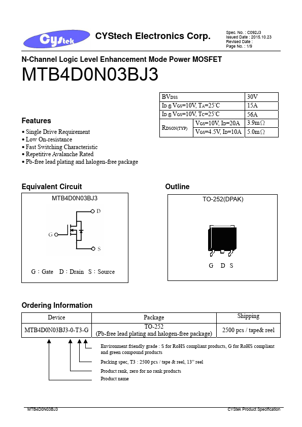 MTB4D0N03BJ3