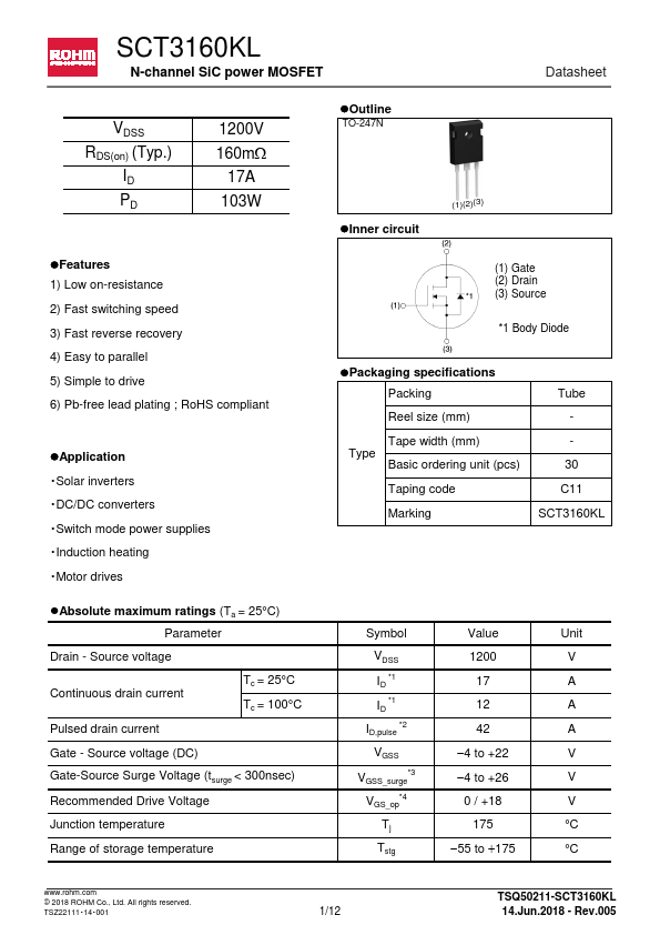 SCT3160KL