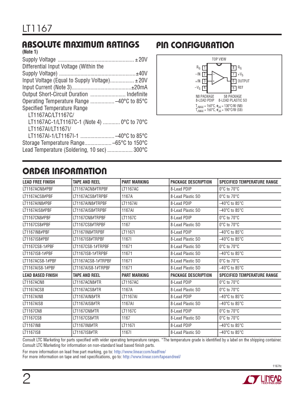 LT1167