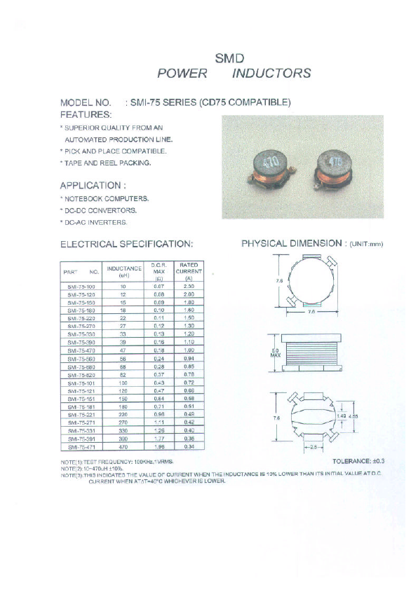 SMI-75-3R3