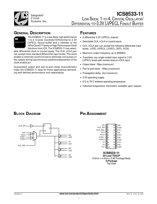 ICS8533-11