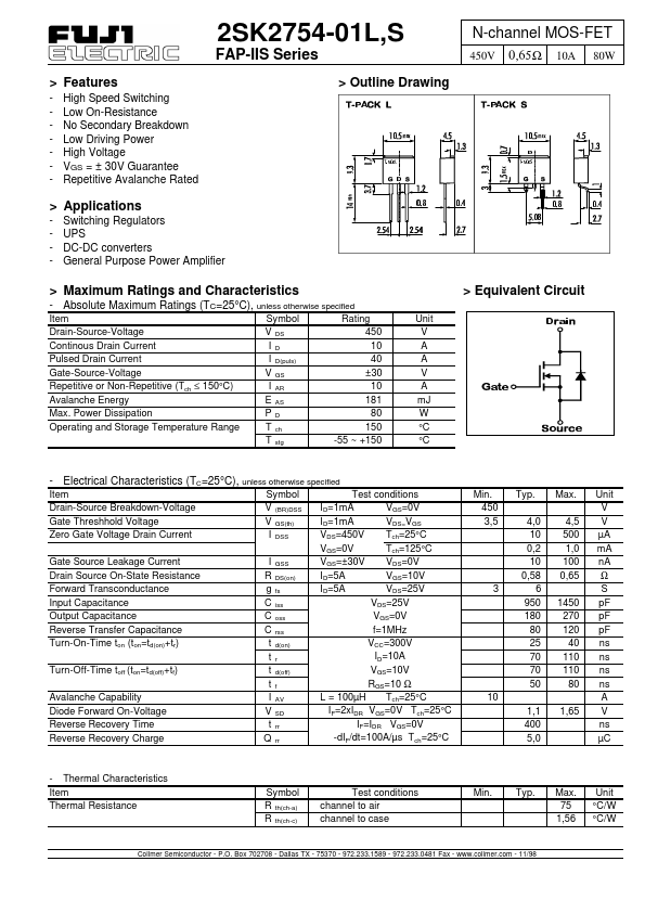 2SK2754-01L