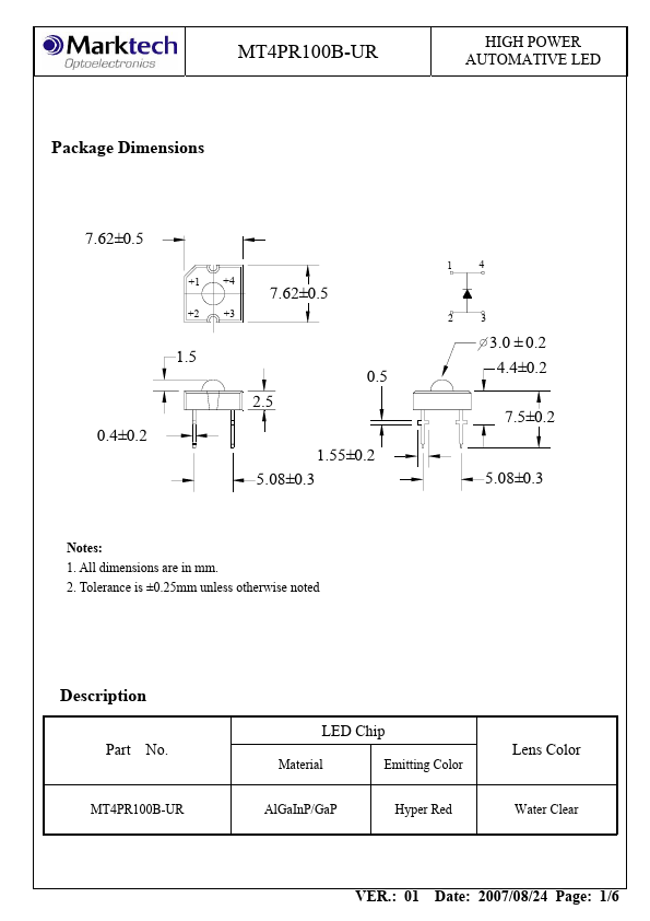 MT4PR100B-UR