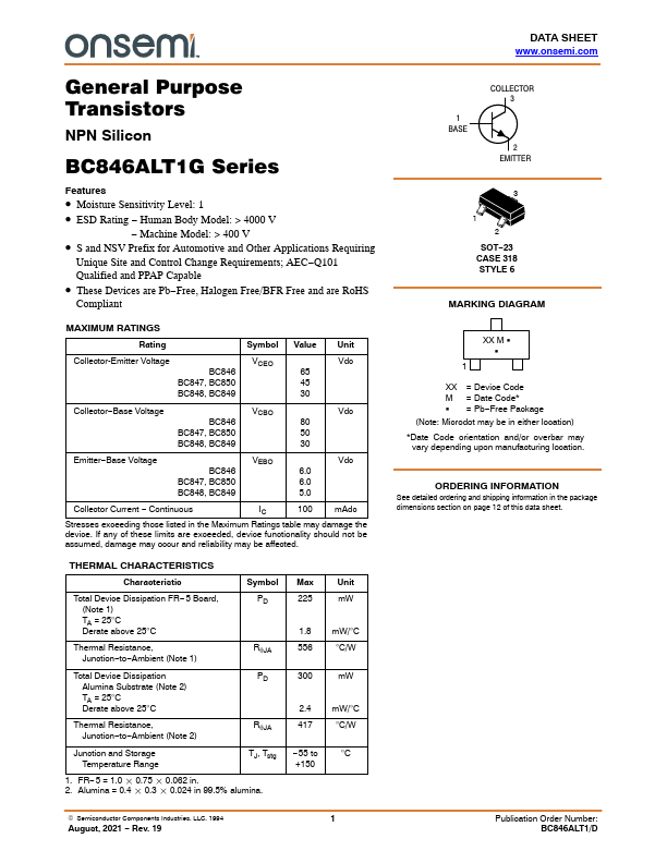 BC850CLT1G