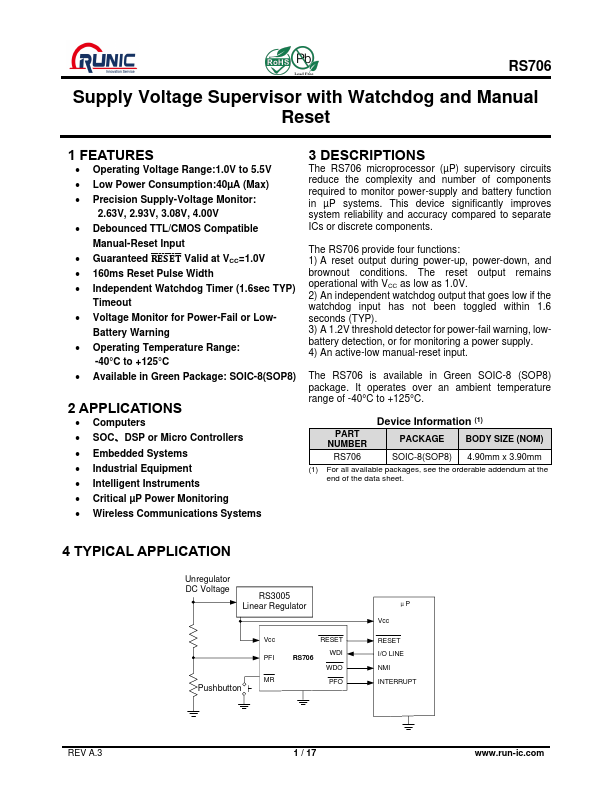 RS706 Datasheet Preview