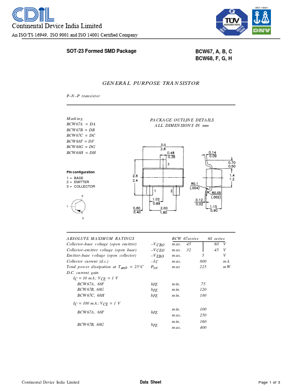 BCW67B