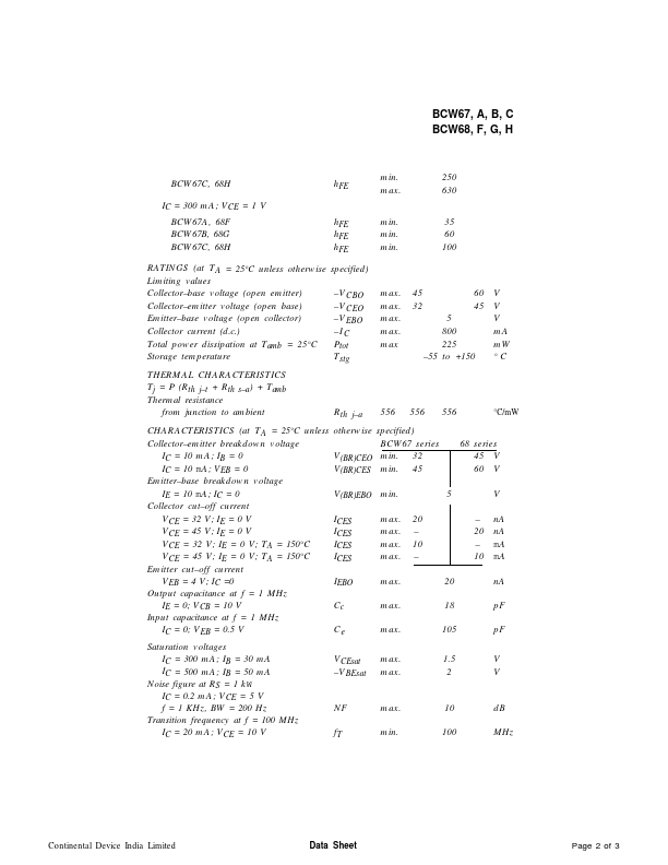 BCW67B