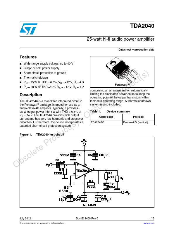 TDA2040