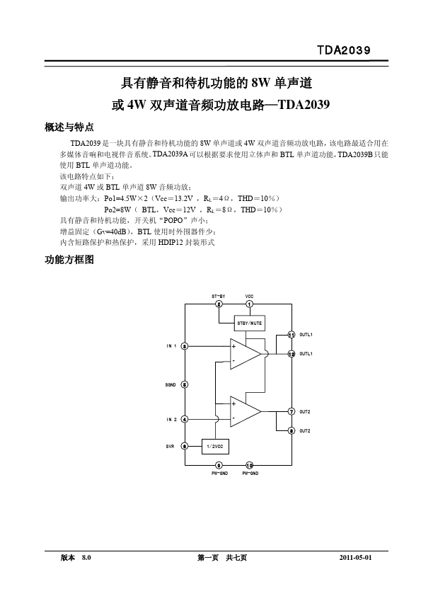 TDA2039