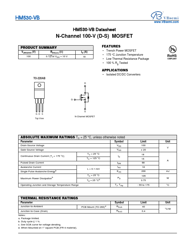HM530 Datasheet Preview