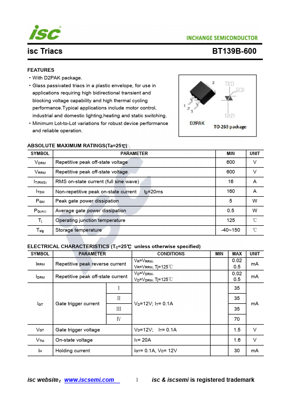 BT139B-600