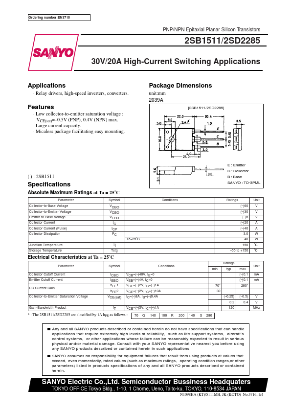 2SD2285