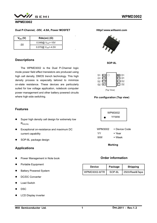 WPMD3002