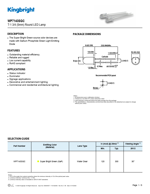 WP7143SGC