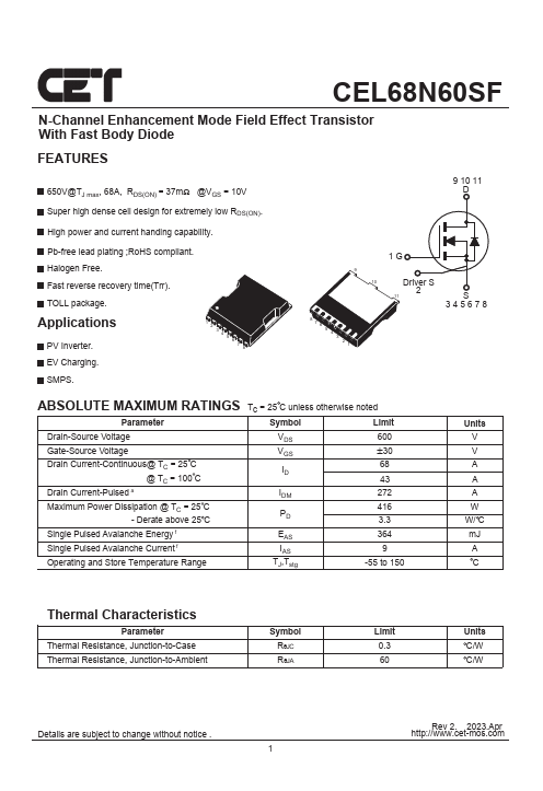 CEL68N60SF