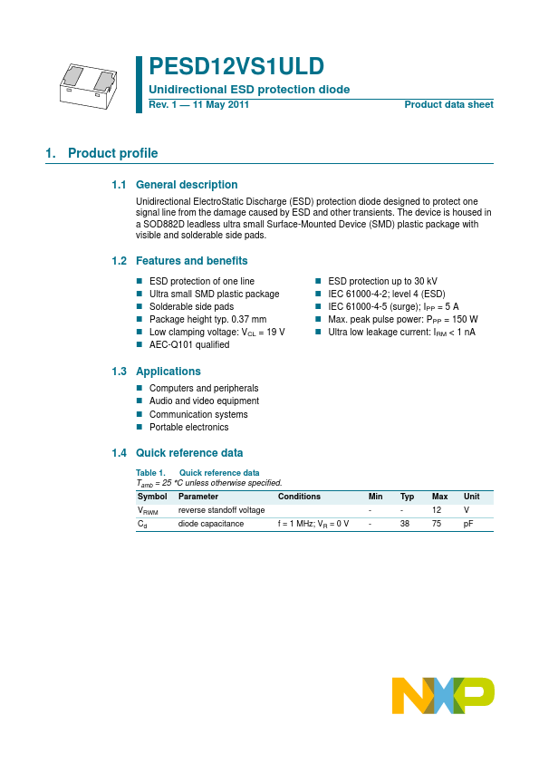 PESD12VS1ULD