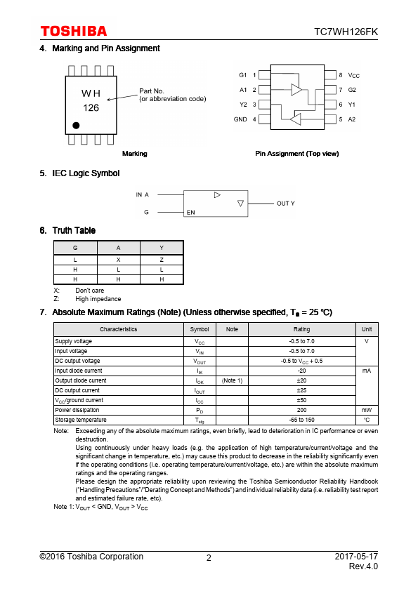 TC7WH126FK