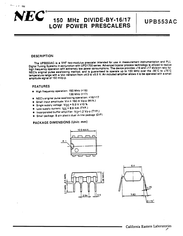 UPB553AC