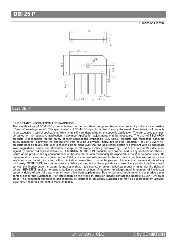 DBI25-16P