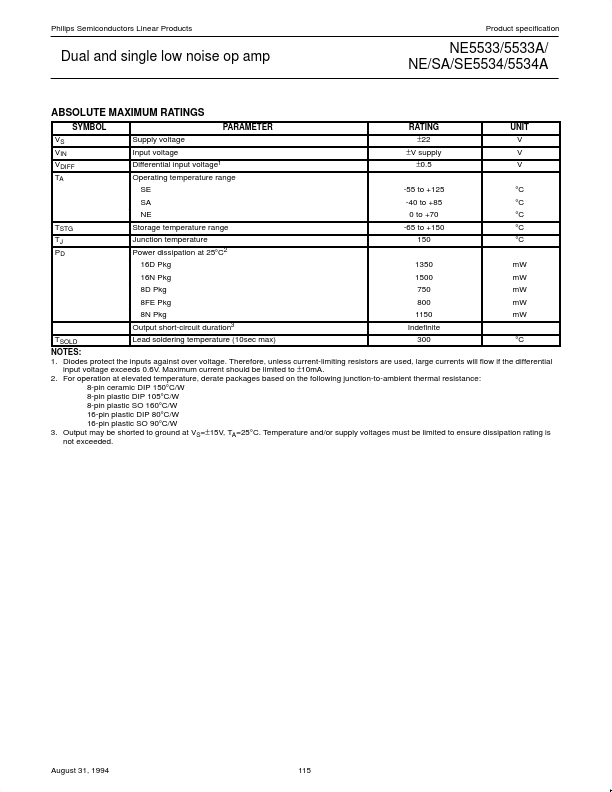 SE5534AN