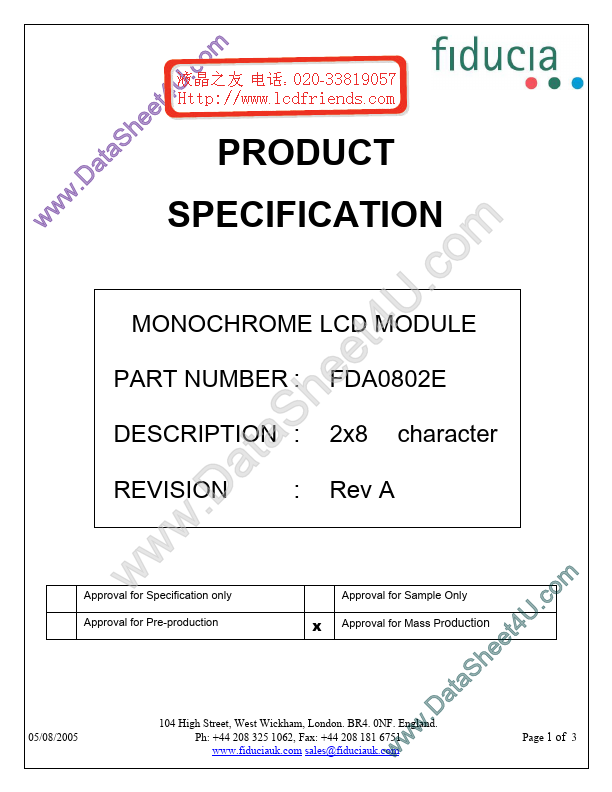 FDA0802E