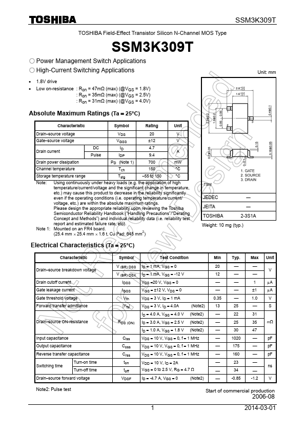 SSM3K309T