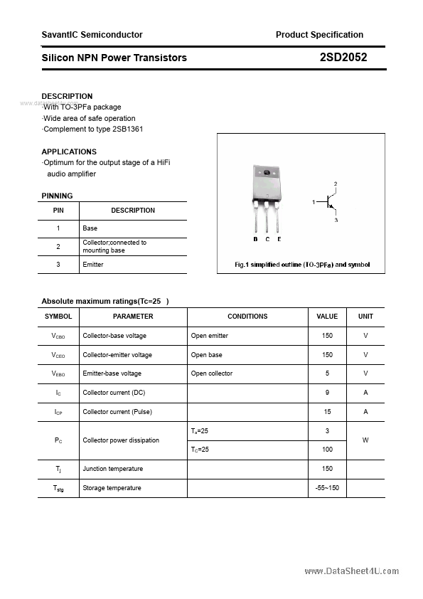 2SD2052