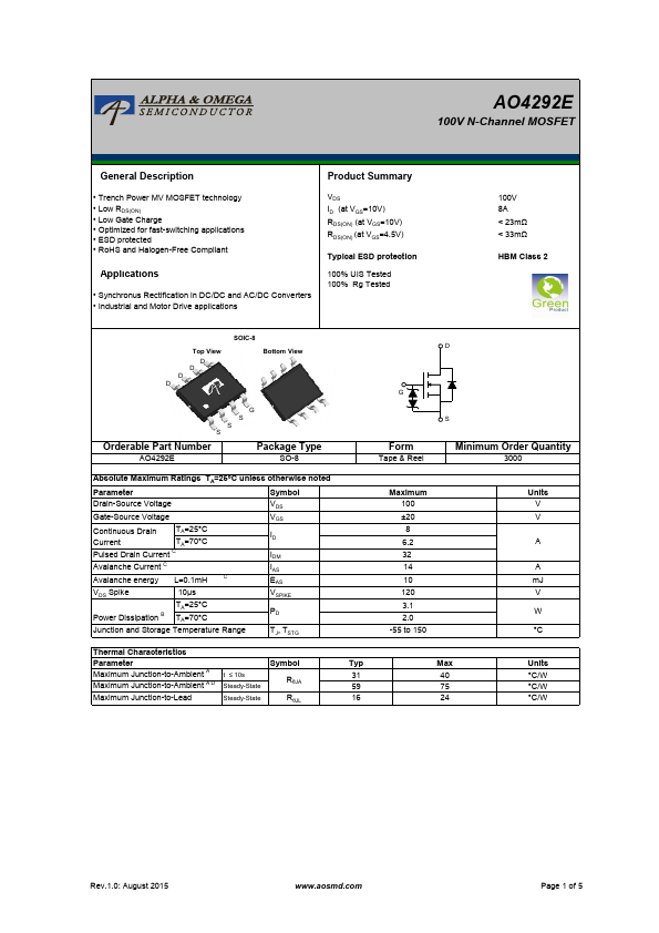 AO4292E