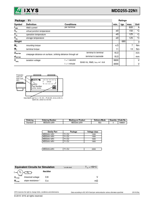 MDD255-22N1