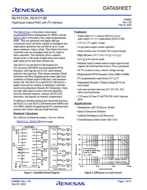 ISL91212A Datasheet Preview