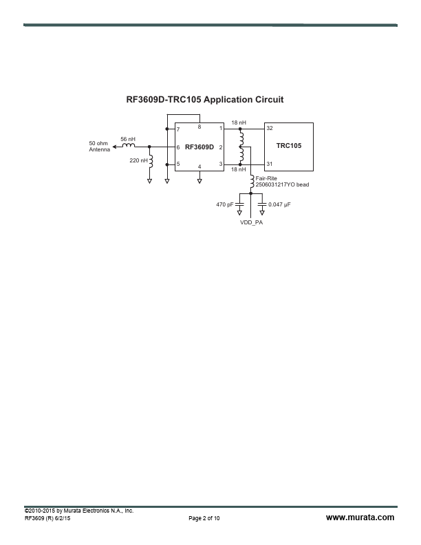 RF3609D