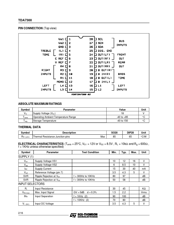 TDA7300