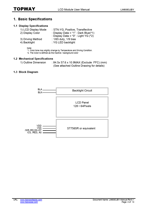 LM6063JBY