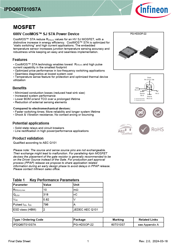 IPDQ60T010S7A Datasheet Preview