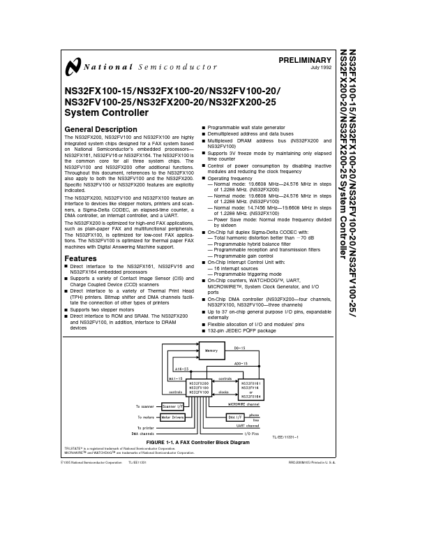 NS32FX100-15