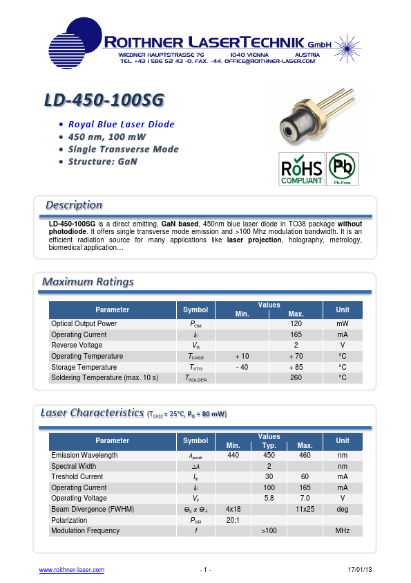 LD-450-100SG