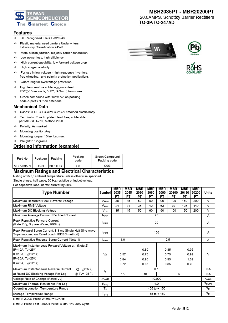 MBR2090PT