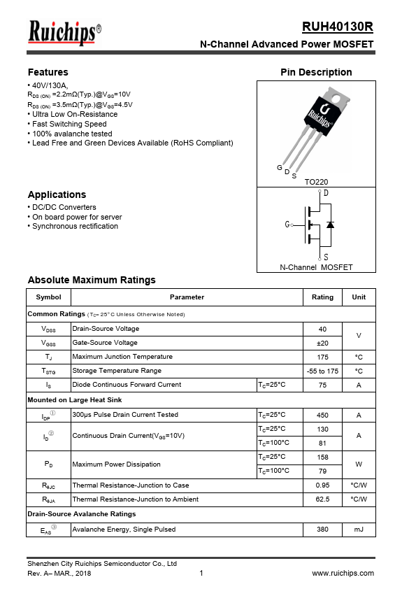 RUH40130R