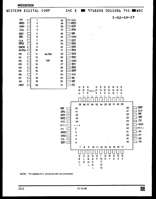 WD33C93A