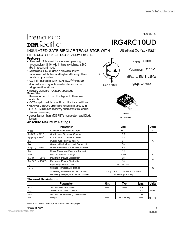 IRG4RC10UD