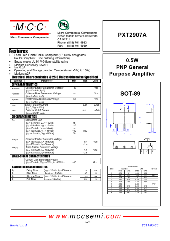 PXT2907A