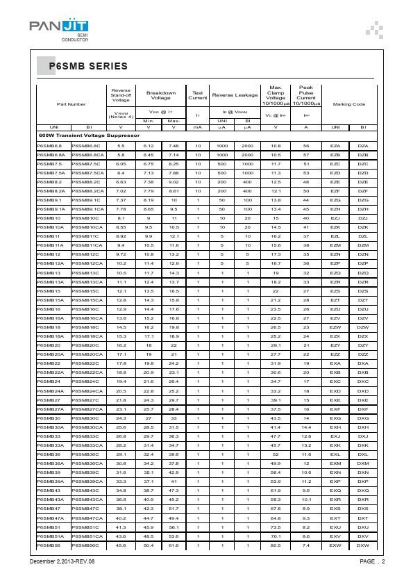 P6SMB56A