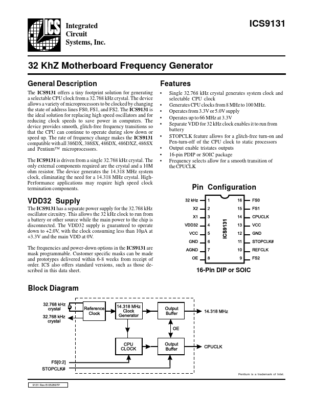 ICS9131