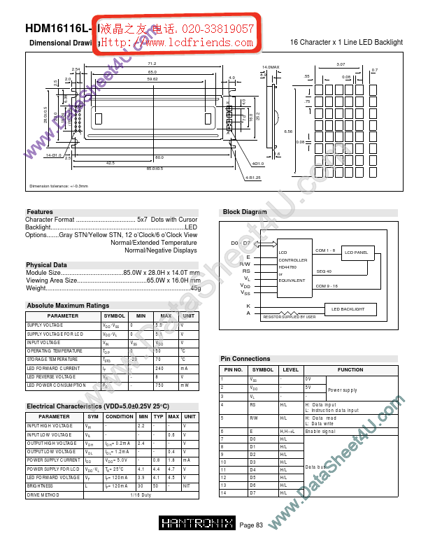 HDM16116lh