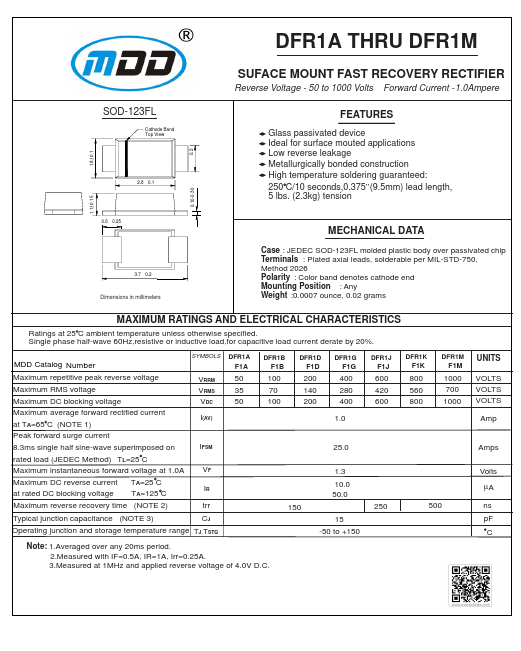 DFR1A Datasheet Preview