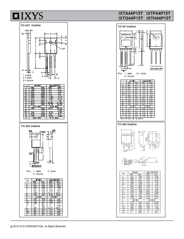 IXTP44P15T