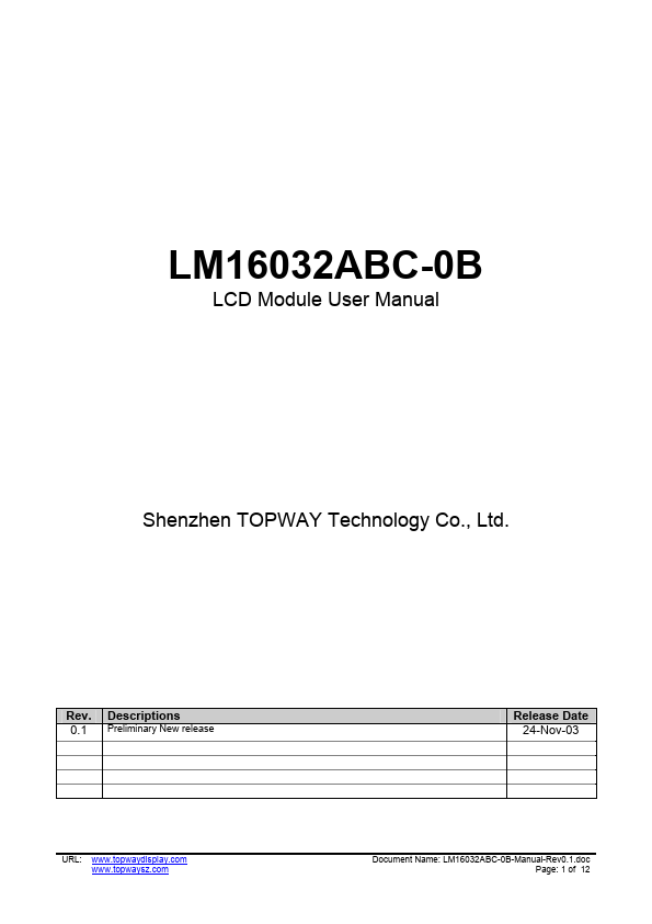 LM16032ABC-0B