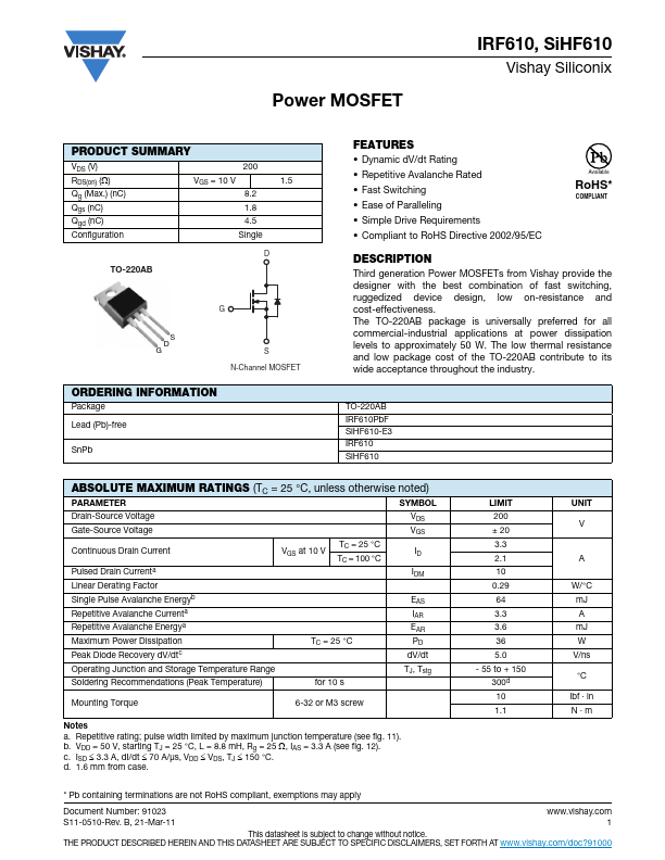 IRF610