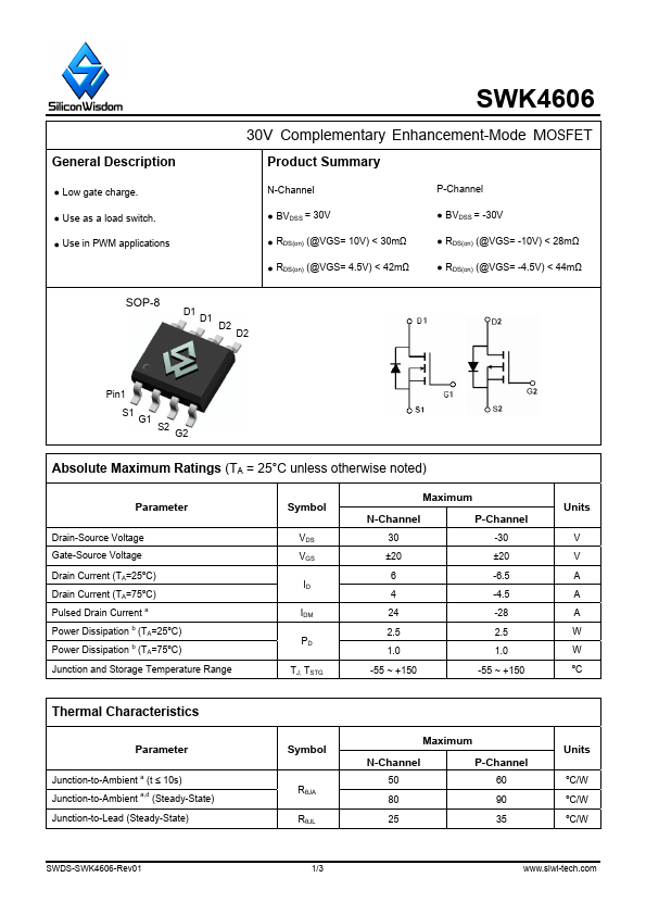 SWK4606 Datasheet Preview